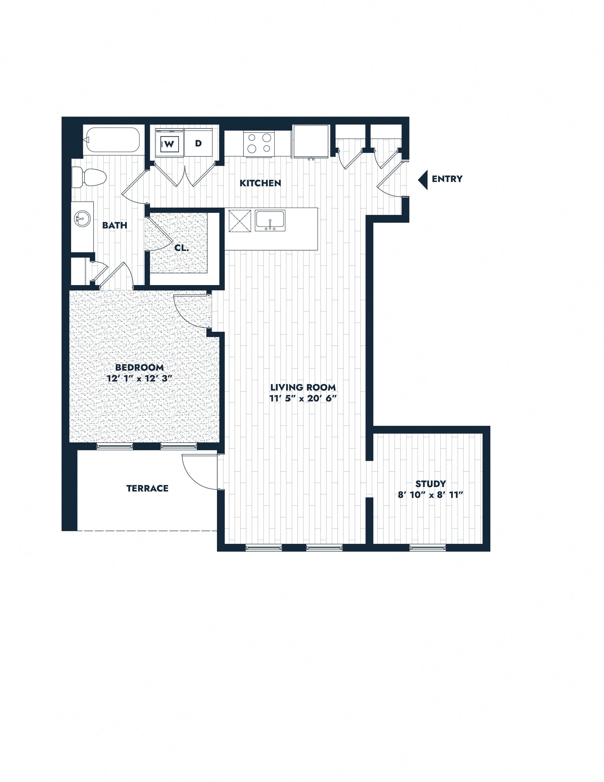 A3 - ALT 1 floorplan layout
