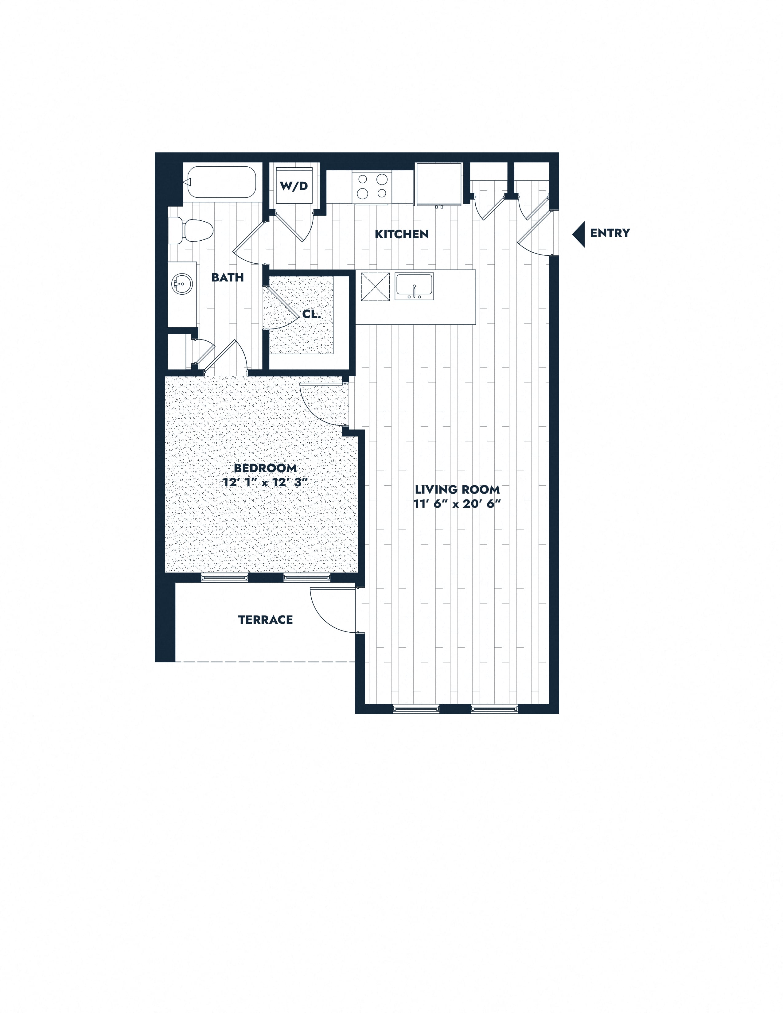 A1 floorplan layout