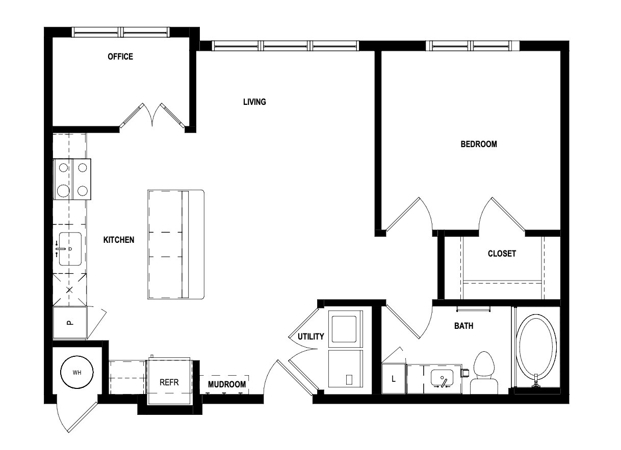 A1.1 floorplan layout