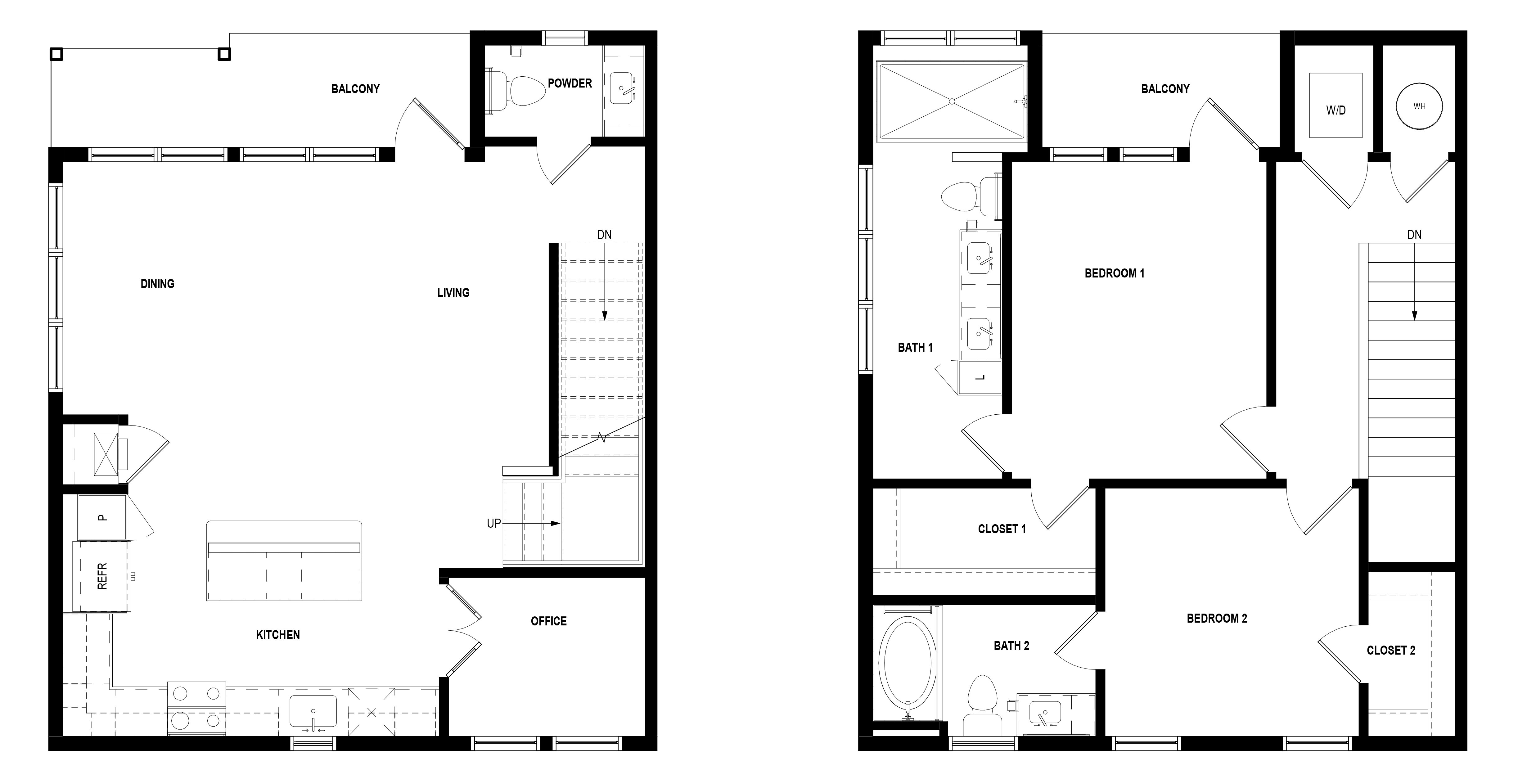 THB1 floorplan layout