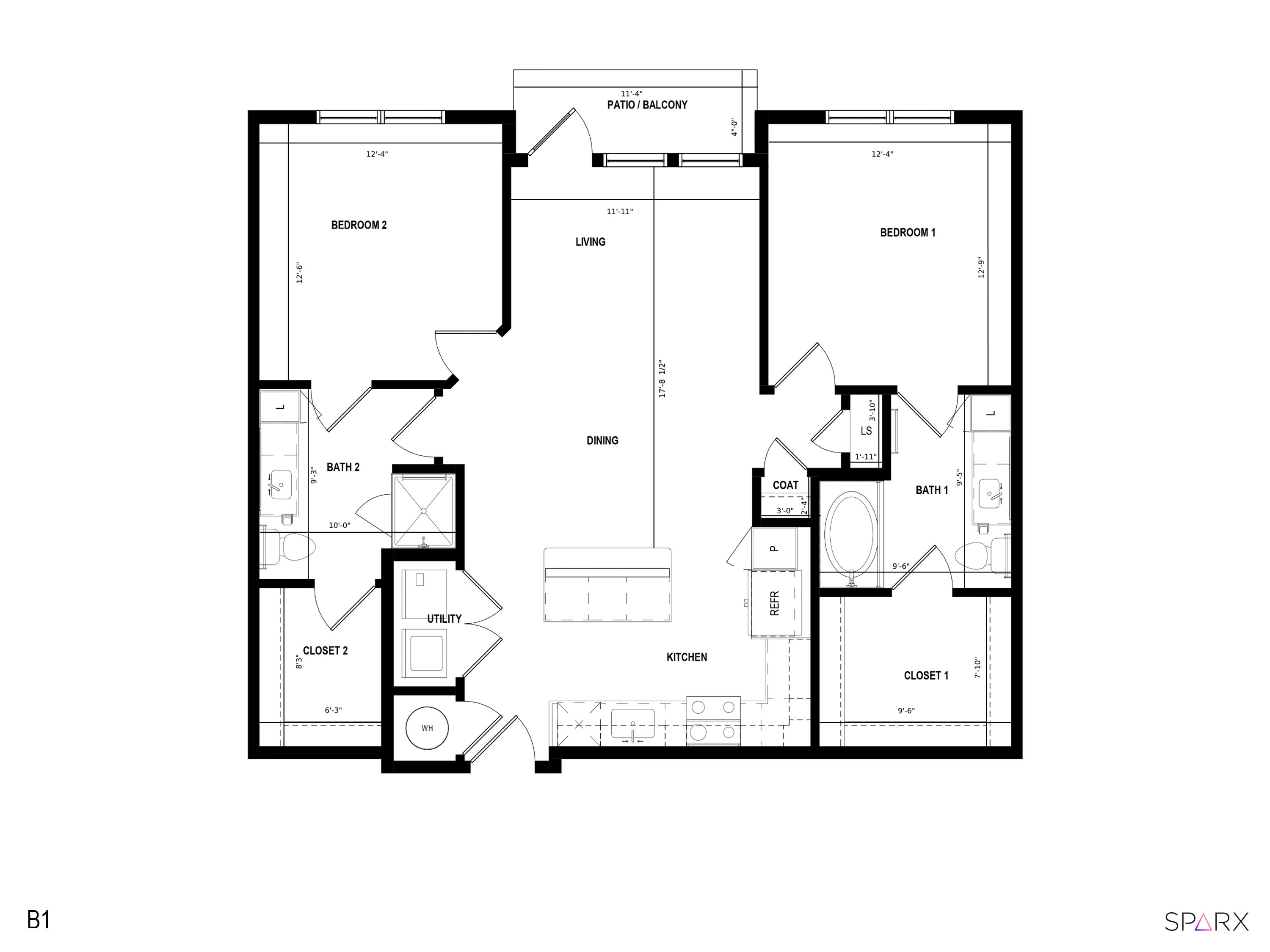 B1 floorplan layout