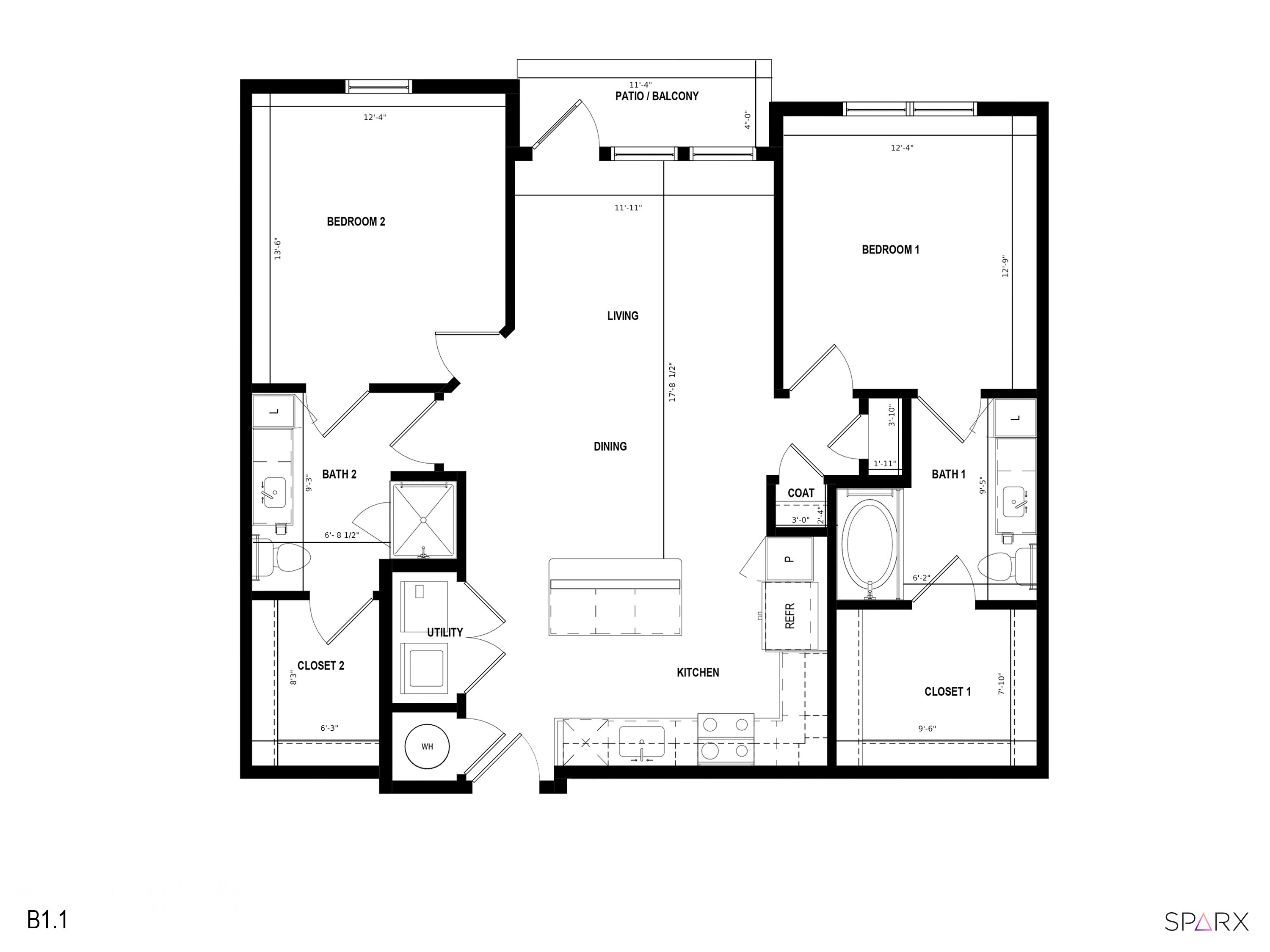 B1.1 floorplan layout