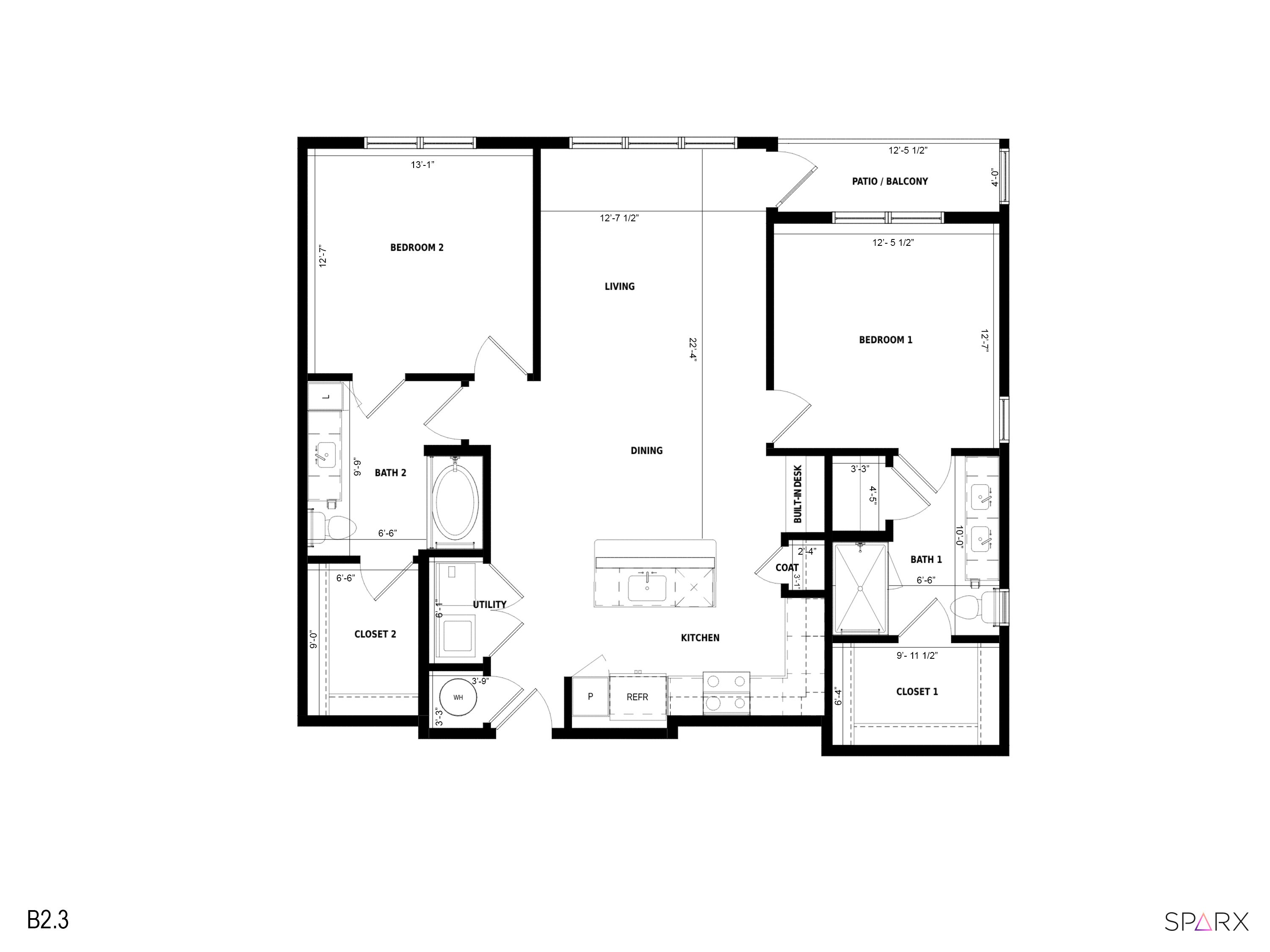 B2.3 floorplan layout