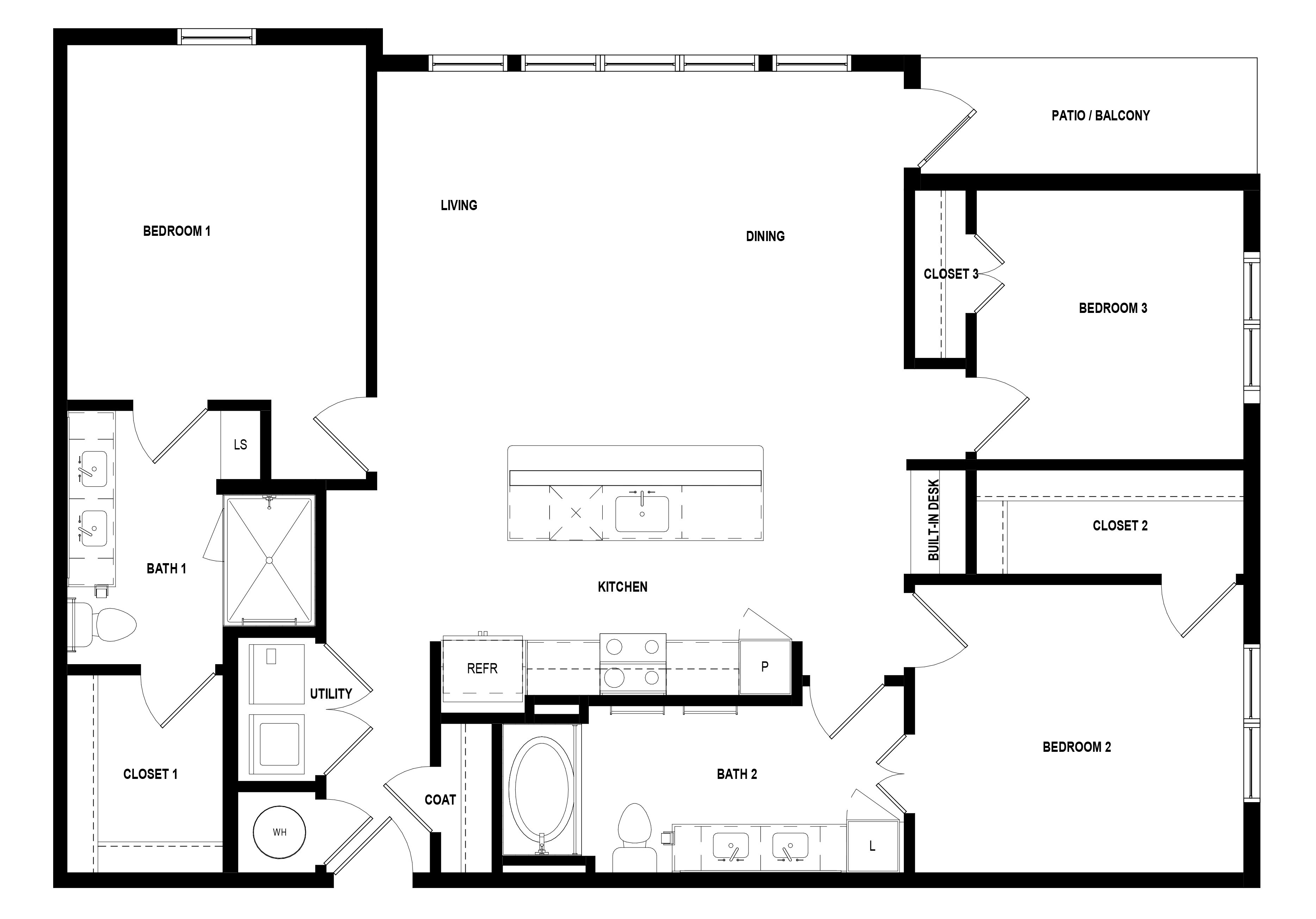 C1 floorplan layout