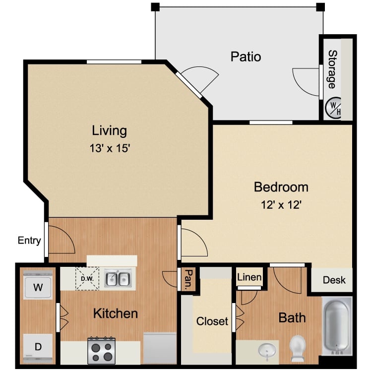 A1P floorplan layout