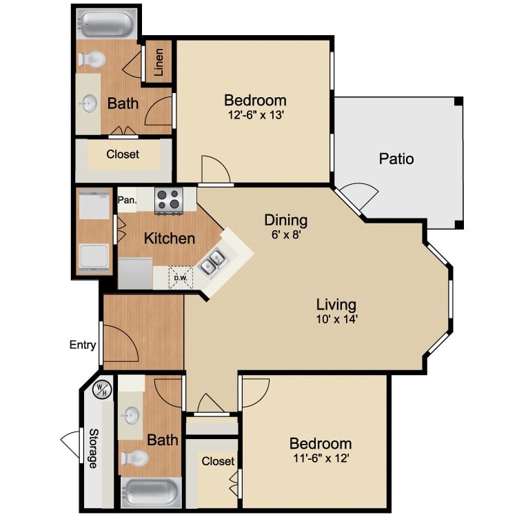 B3P floorplan layout