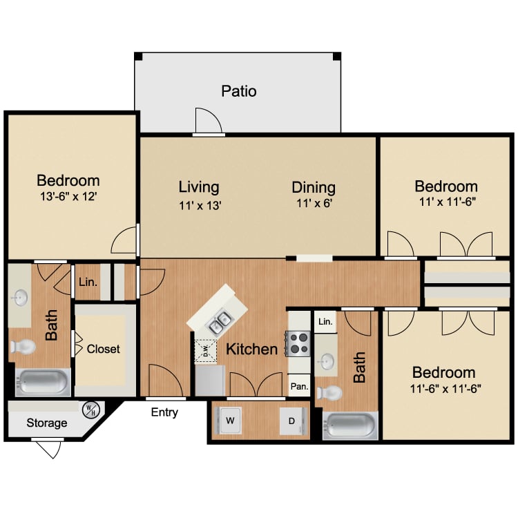 C1 floorplan layout