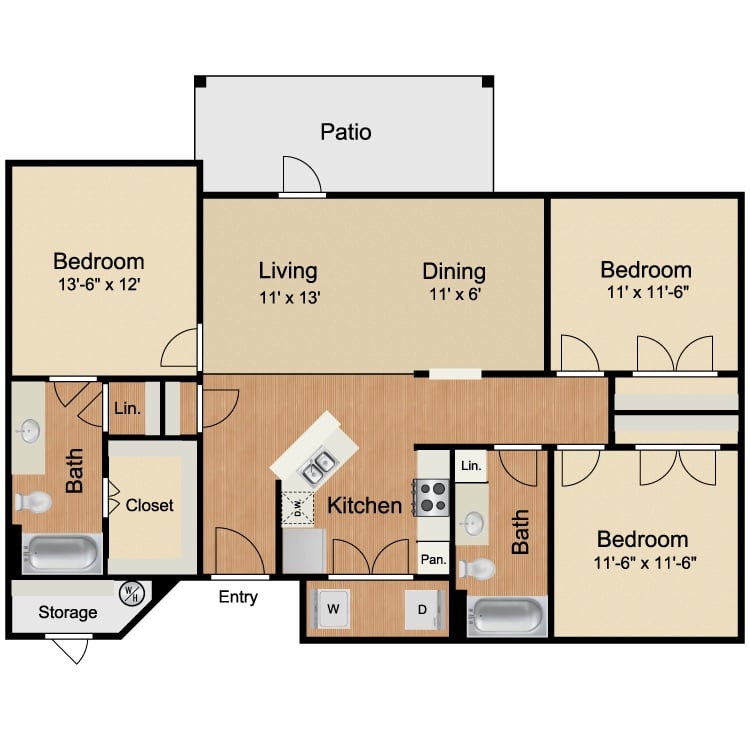 C1R floorplan layout