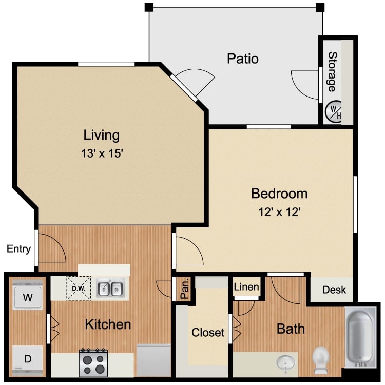A2P floorplan layout