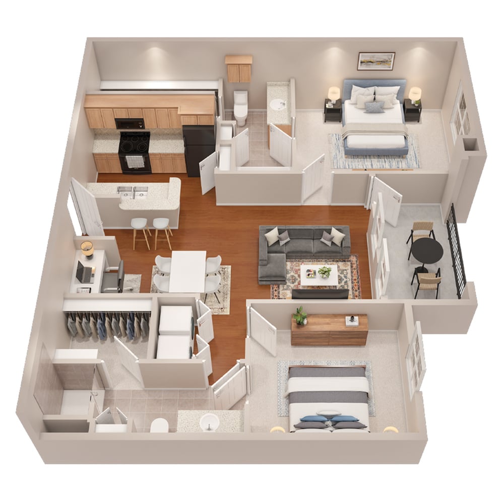 Caroline floorplan layout