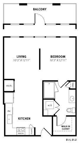 S1 floorplan layout