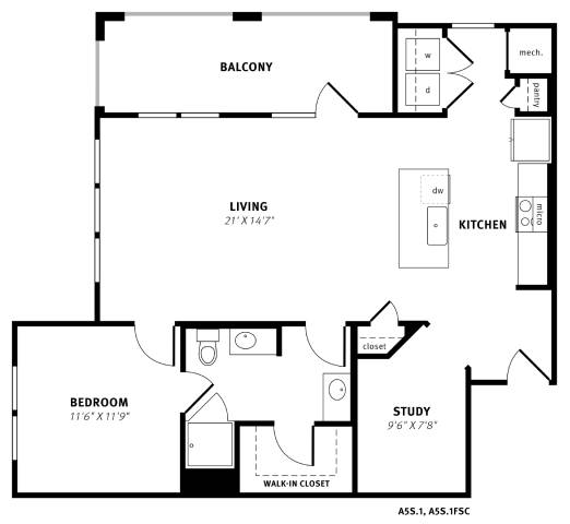 A5S floorplan layout