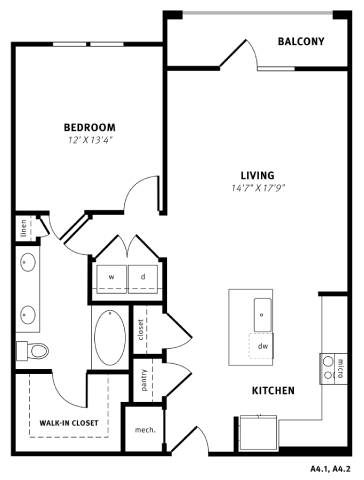 A4 floorplan layout