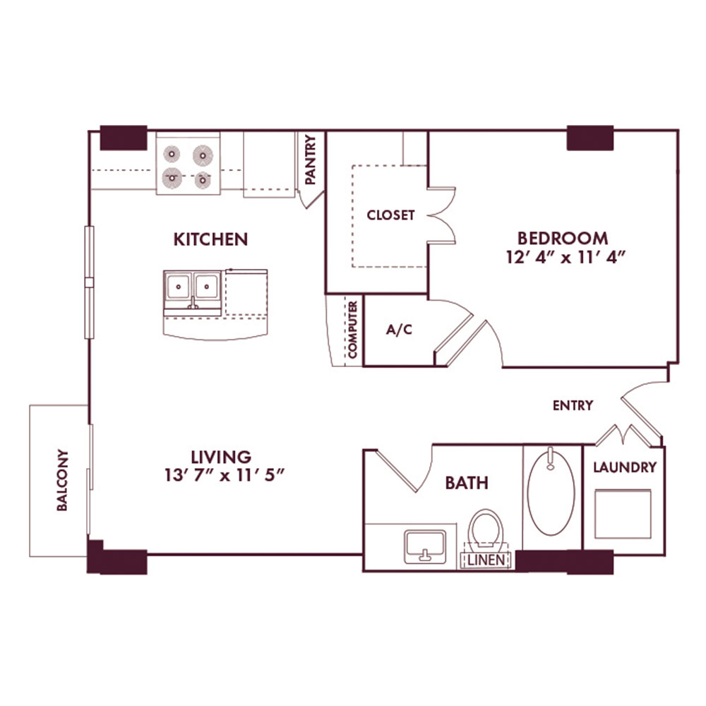 A4 floorplan layout