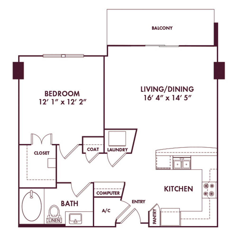 A8 floorplan layout