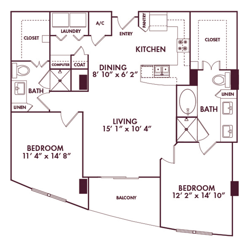 B3 floorplan layout