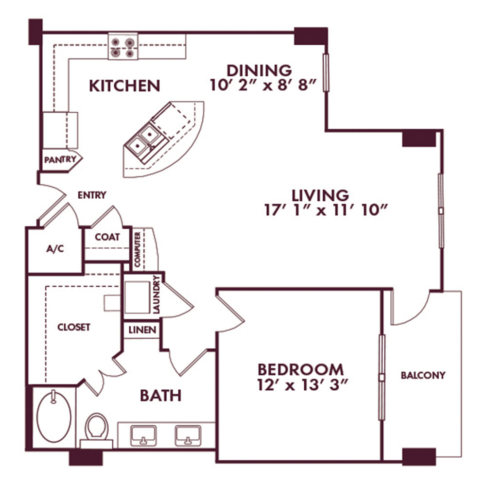 A13 floorplan layout