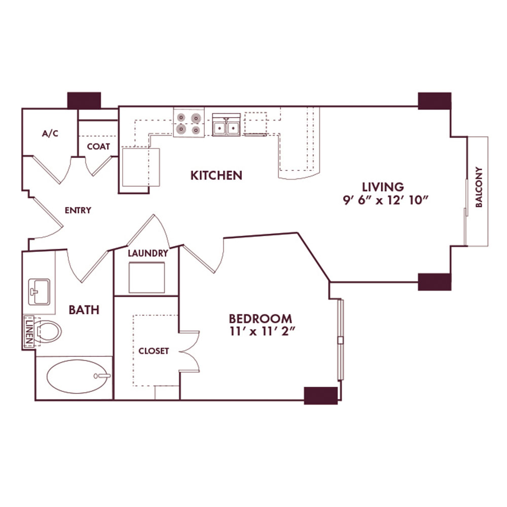 A2 floorplan layout