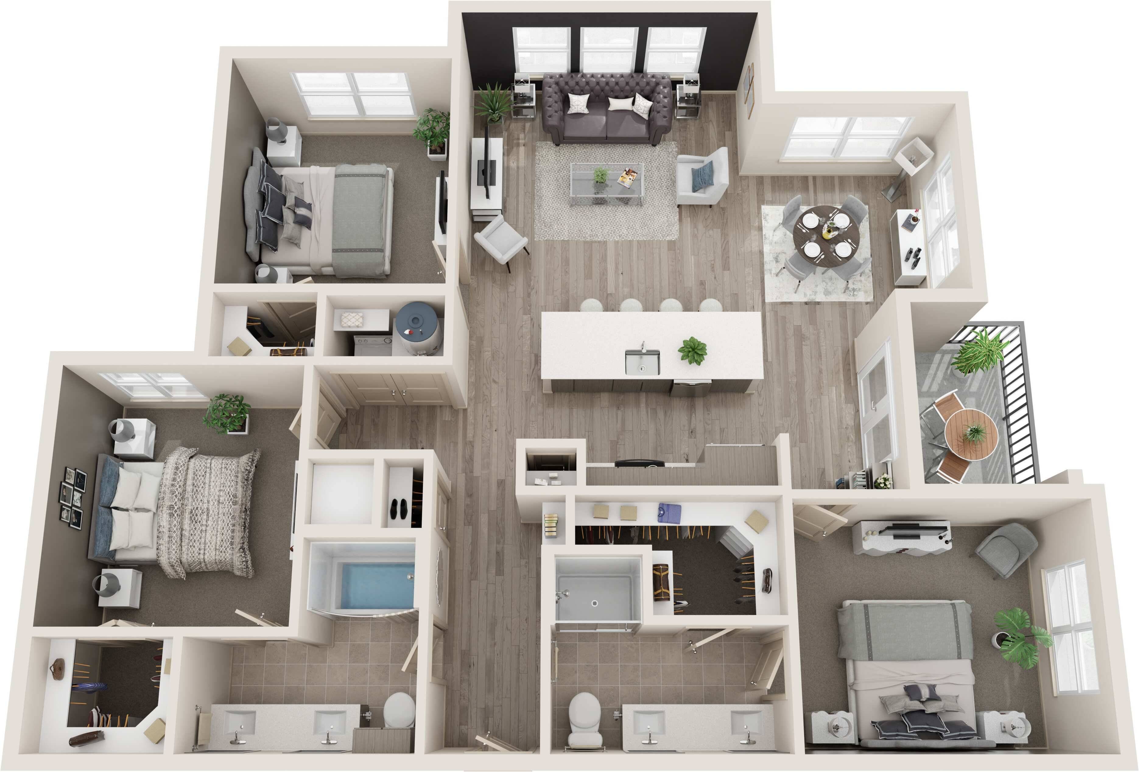 C1 floorplan layout