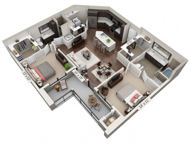 Eldridge floorplan layout