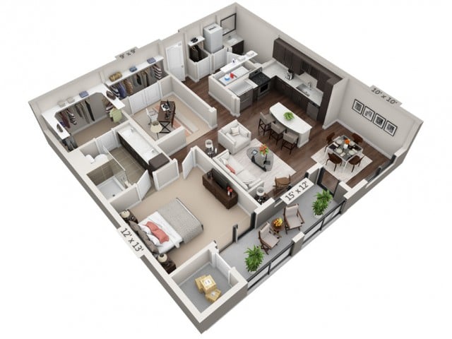 University floorplan layout