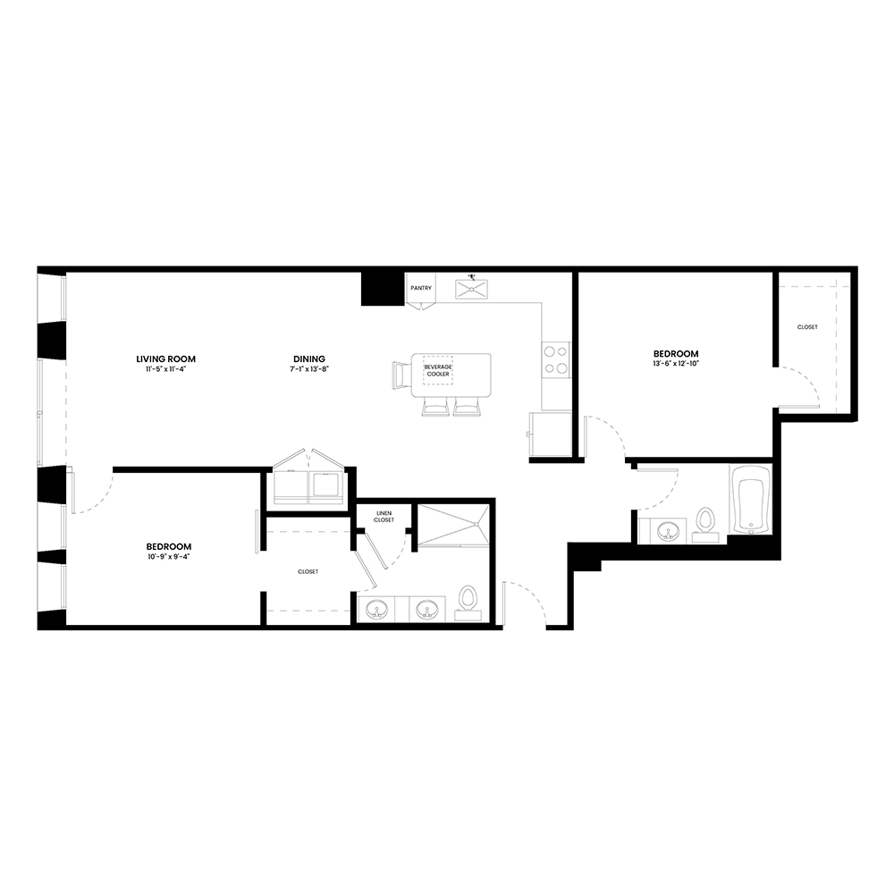 B1 floorplan layout