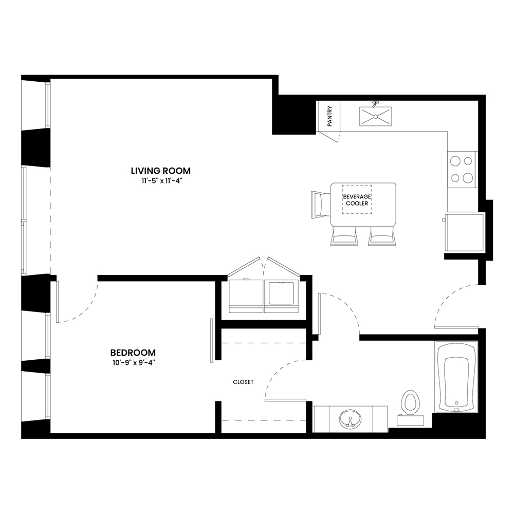 A2 floorplan layout