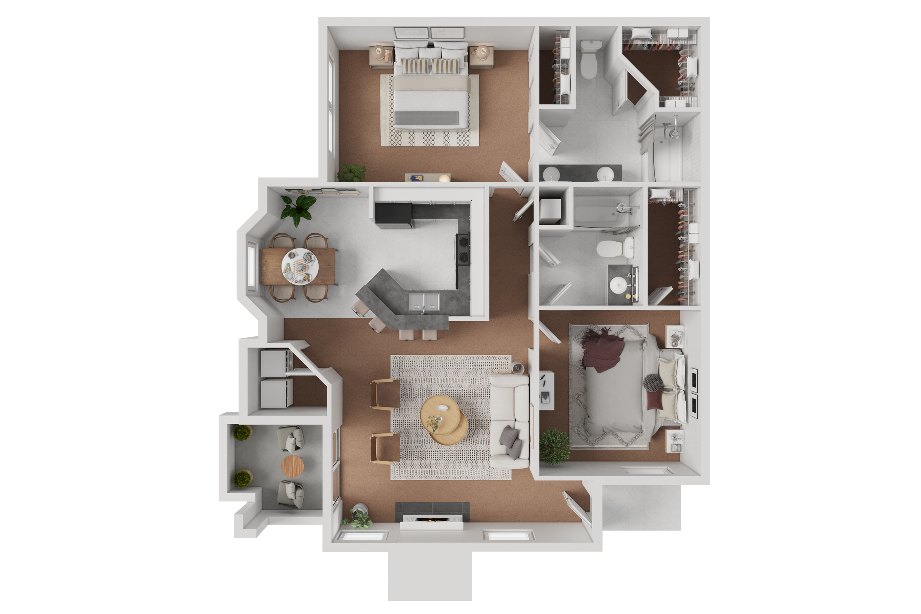 B2 floorplan layout