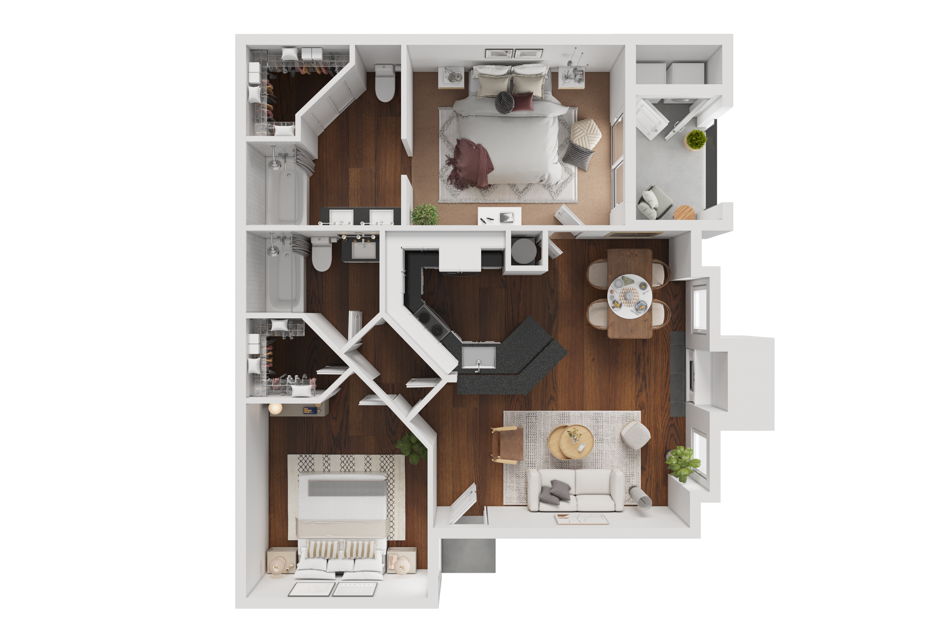 B1P floorplan layout
