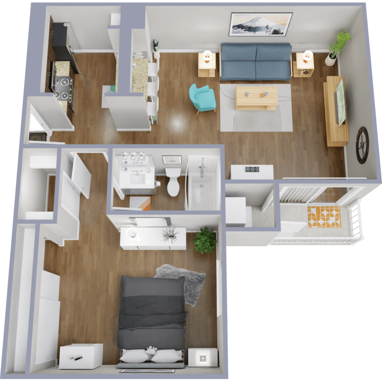 Plan A2 floorplan layout