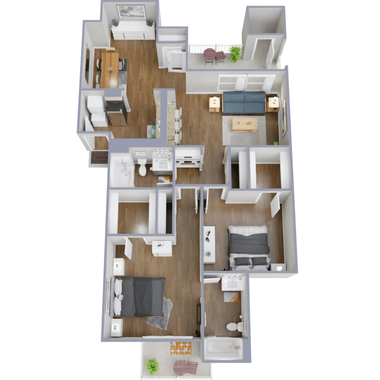 Plan C4 floorplan layout