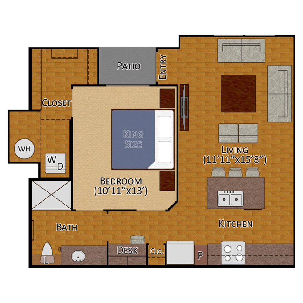Bella (with Reserved Parking) floorplan layout