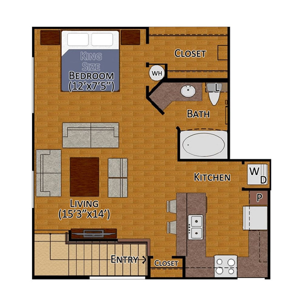Lone Star I (with Reserved Parking) floorplan layout