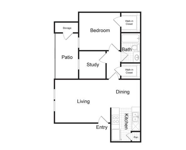 B floorplan layout