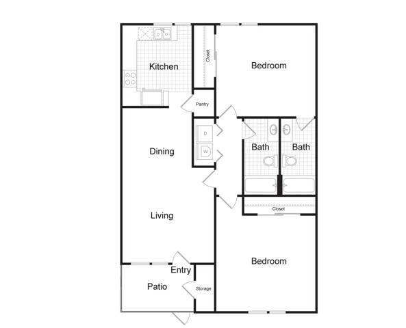 D floorplan layout