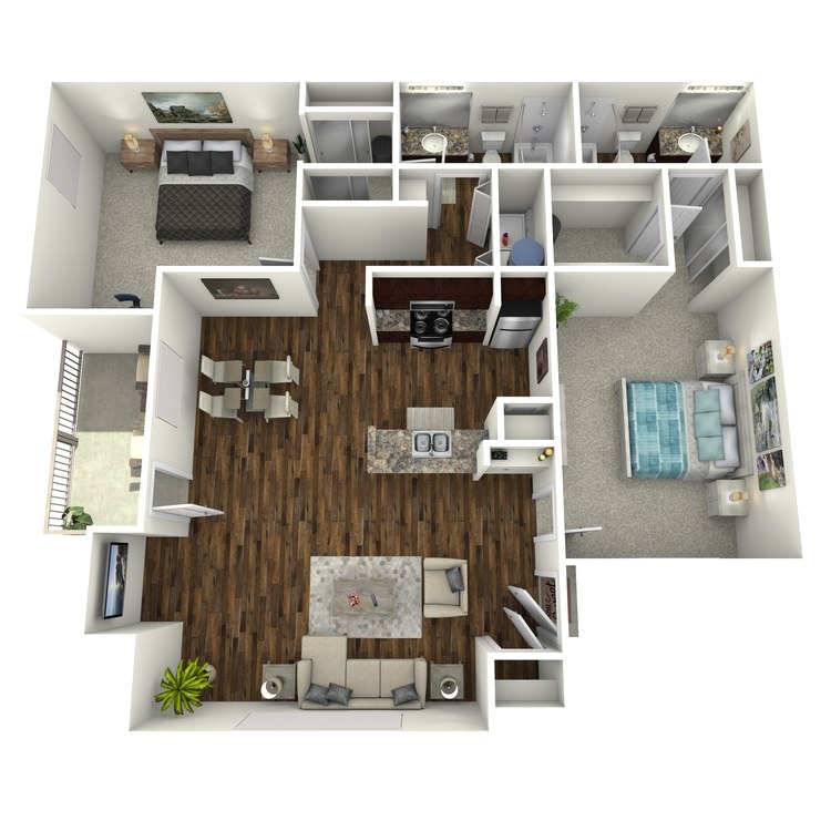 B2 floorplan layout