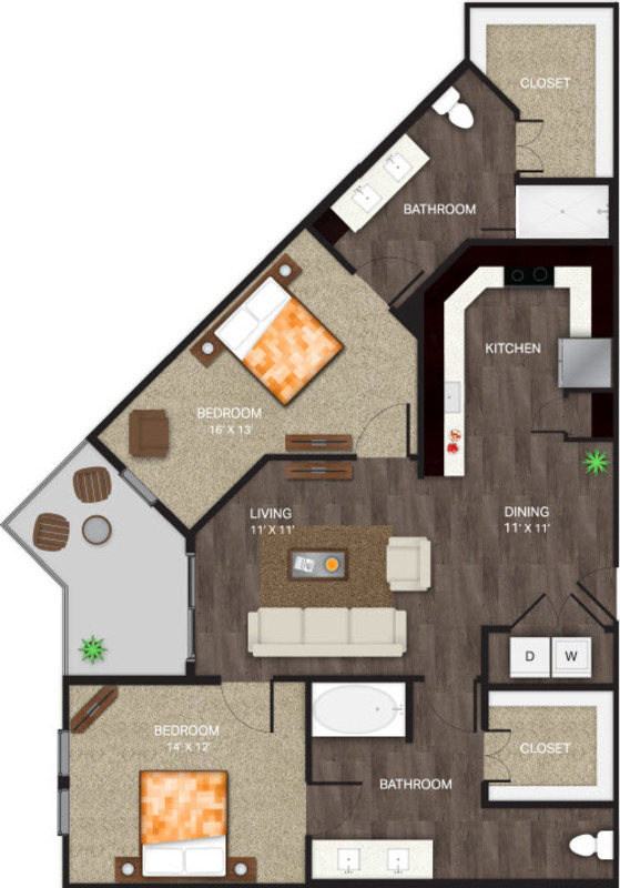 B6 floorplan layout
