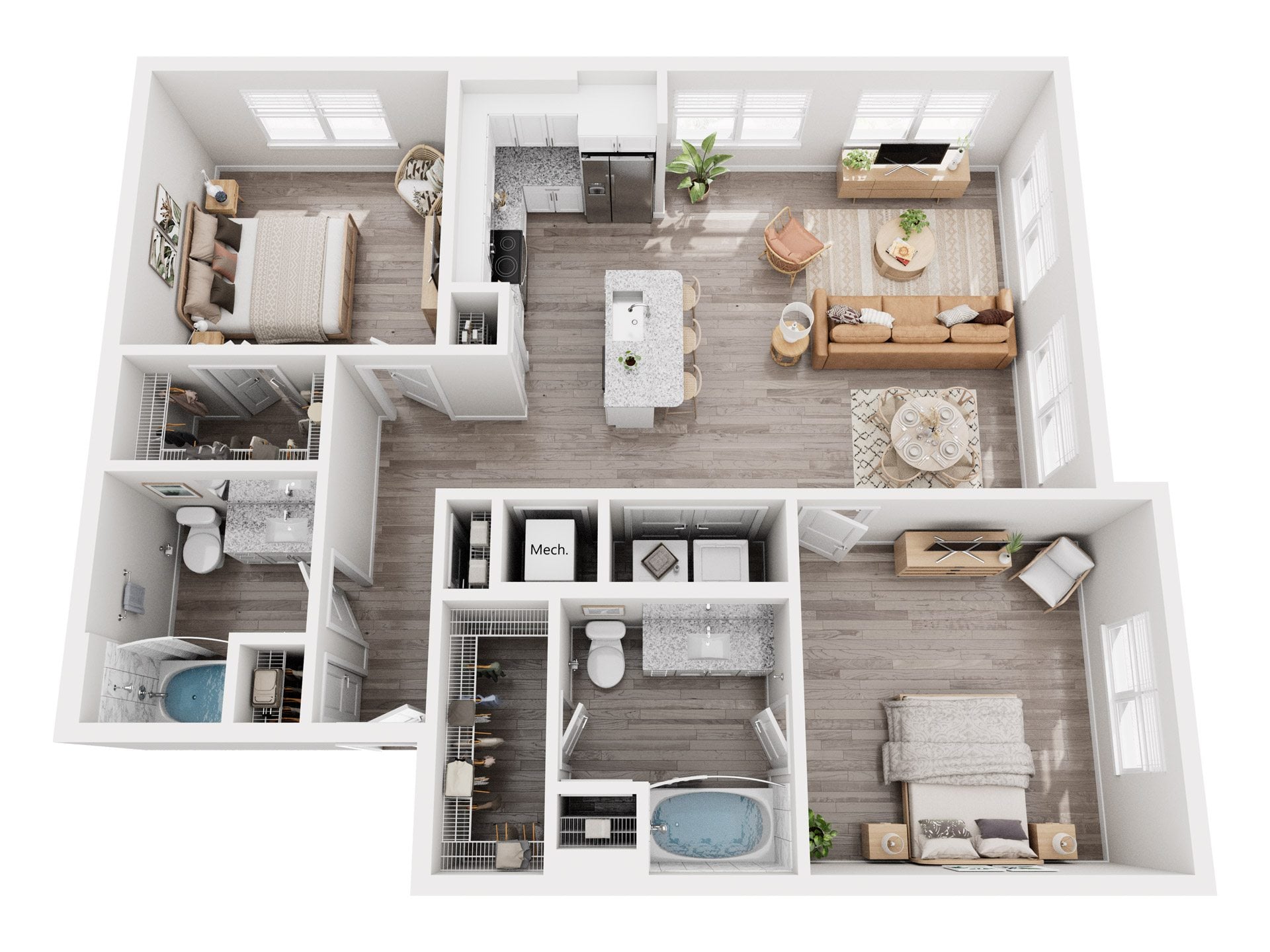 B3 floorplan layout